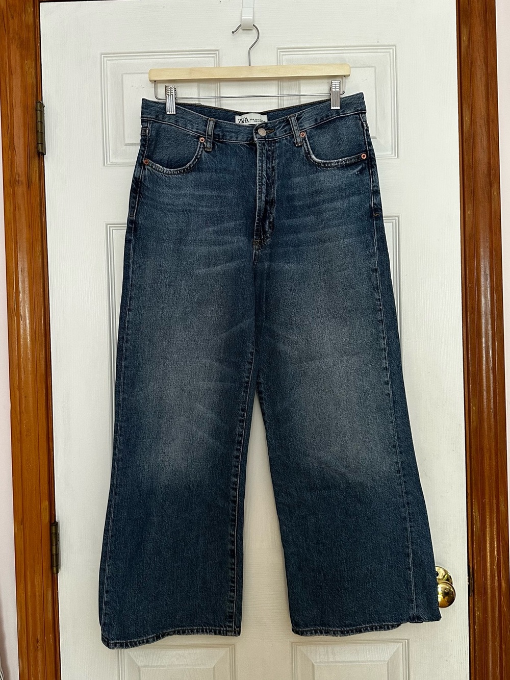 Zara Pax Culotte Wide Leg Jeans